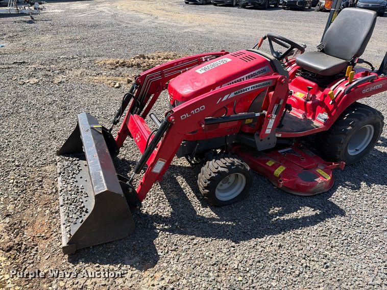 image for item YA4951 2012 Massey Ferguson GC2400 MFWD tractor