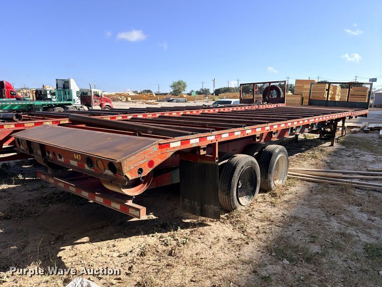 image for item DU1538 2001 J.D.H. Trussmaster tilt-deck truss trailer