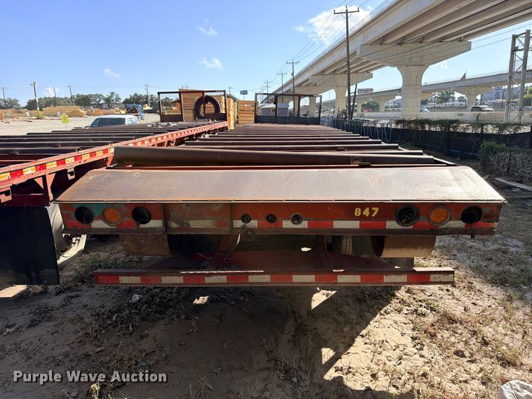 image for item DU1538 2001 J.D.H. Trussmaster tilt-deck truss trailer