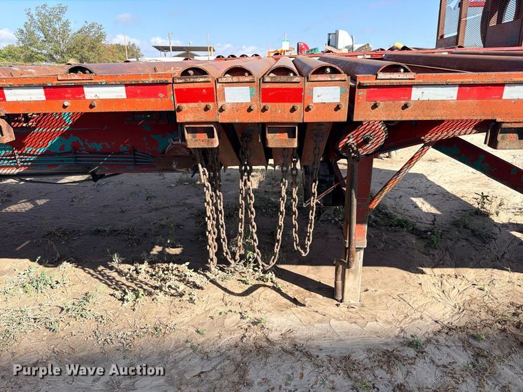 image for item DU1538 2001 J.D.H. Trussmaster tilt-deck truss trailer