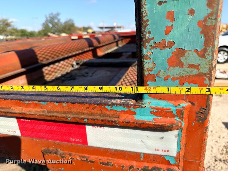image for item DU1538 2001 J.D.H. Trussmaster tilt-deck truss trailer