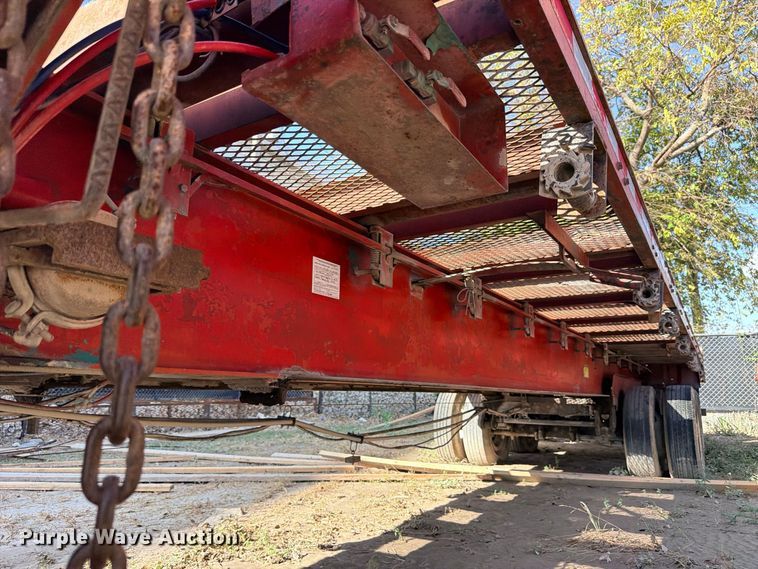 image for item DU1538 2001 J.D.H. Trussmaster tilt-deck truss trailer