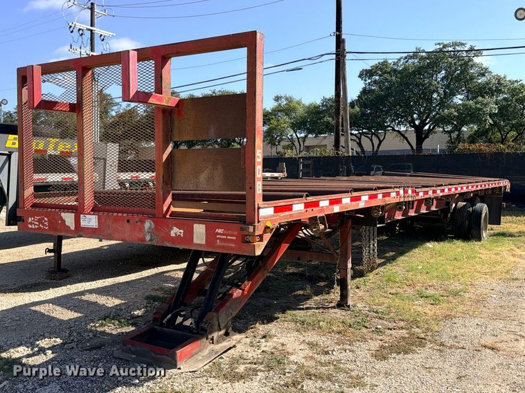 image for item DU1539 1998 J.D.H. Trussmaster tilt-deck truss trailer