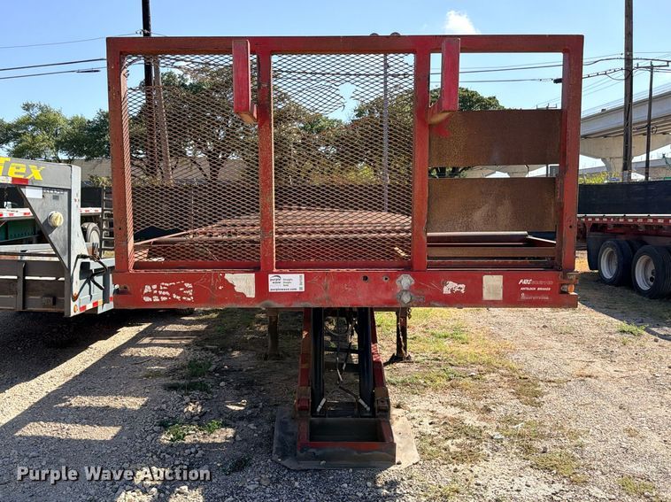 image for item DU1539 1998 J.D.H. Trussmaster tilt-deck truss trailer