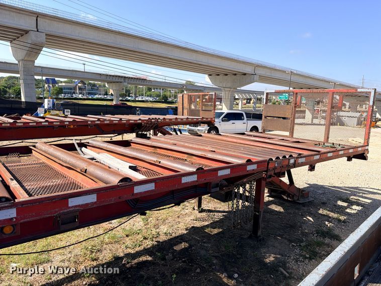 image for item DU1539 1998 J.D.H. Trussmaster tilt-deck truss trailer