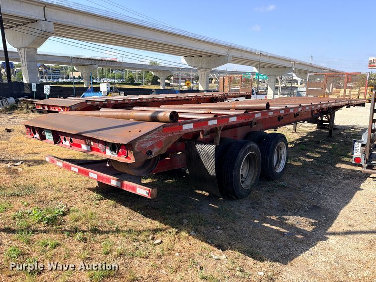 image for item DU1539 1998 J.D.H. Trussmaster tilt-deck truss trailer