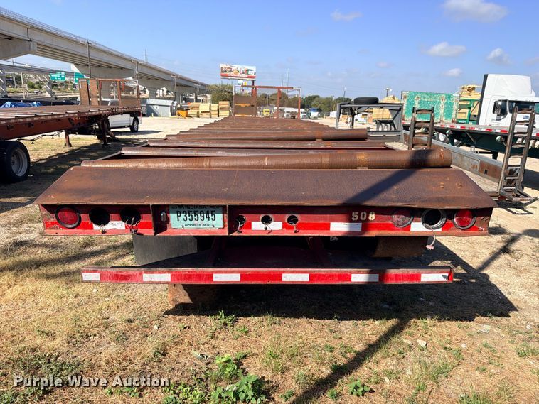 image for item DU1539 1998 J.D.H. Trussmaster tilt-deck truss trailer