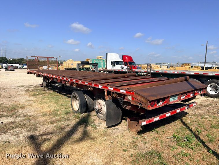 image for item DU1539 1998 J.D.H. Trussmaster tilt-deck truss trailer