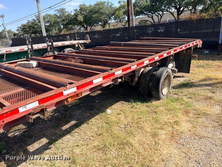 image for item DU1539 1998 J.D.H. Trussmaster tilt-deck truss trailer