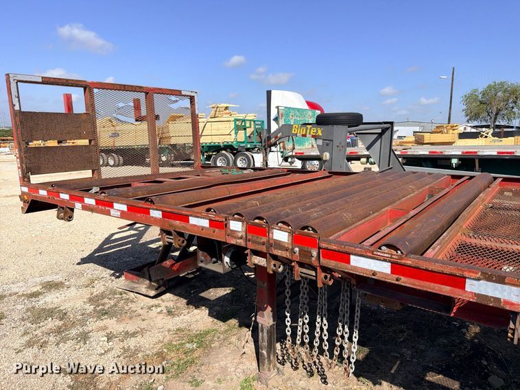 image for item DU1539 1998 J.D.H. Trussmaster tilt-deck truss trailer