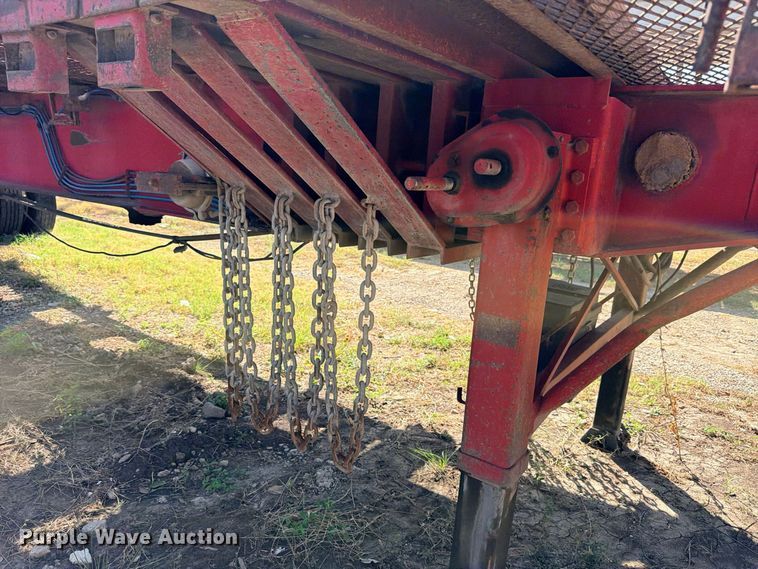 image for item DU1539 1998 J.D.H. Trussmaster tilt-deck truss trailer