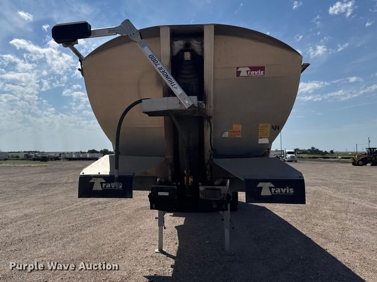image for item DY3291 2015 Travis S/97 end dump trailer