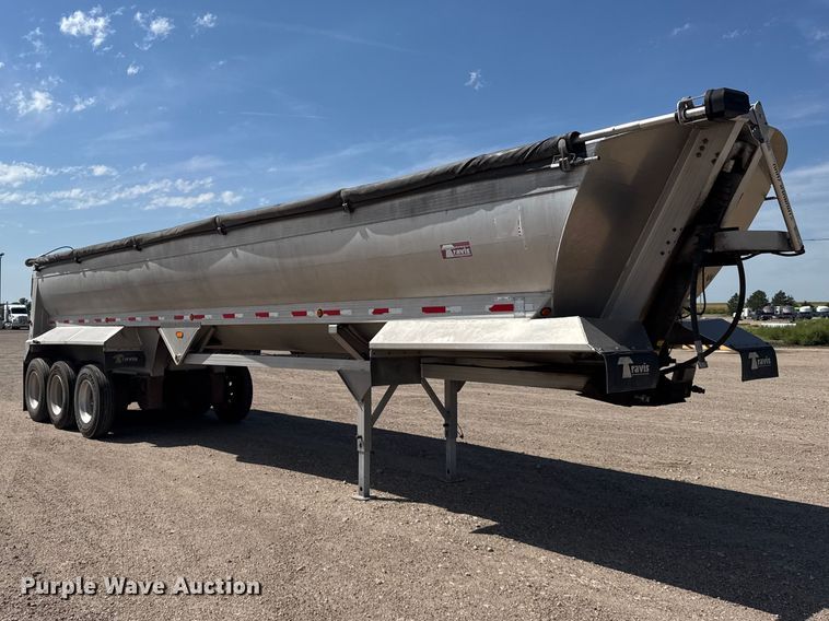 image for item DY3291 2015 Travis S/97 end dump trailer