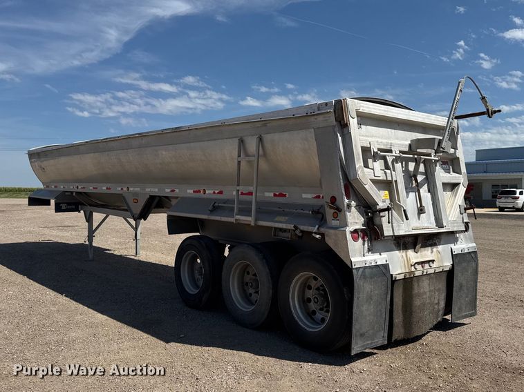 image for item DY3291 2015 Travis S/97 end dump trailer