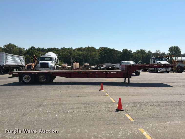 image for item DZ4697 2015 Wabash drop deck equipment trailer