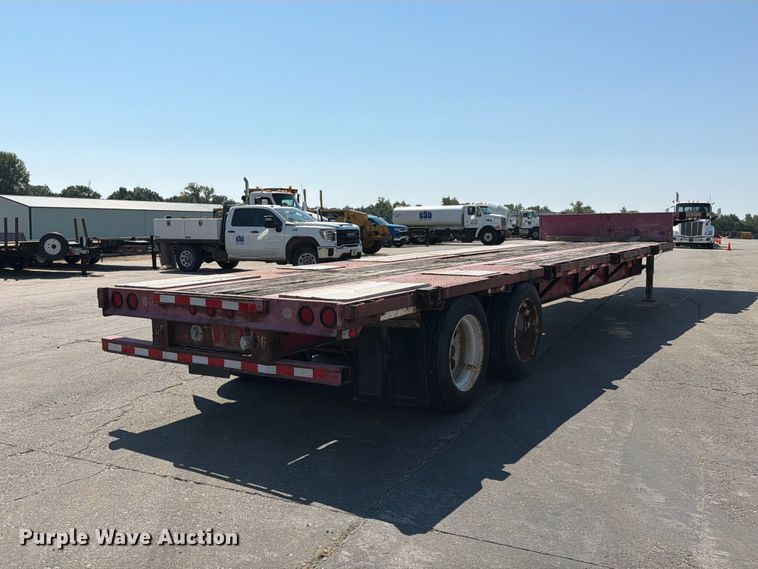 image for item DZ4697 2015 Wabash drop deck equipment trailer