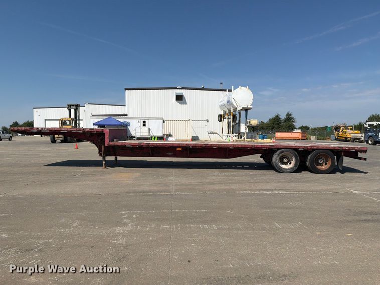 image for item DZ4697 2015 Wabash drop deck equipment trailer