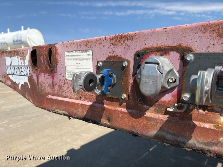 image for item DZ4697 2015 Wabash drop deck equipment trailer