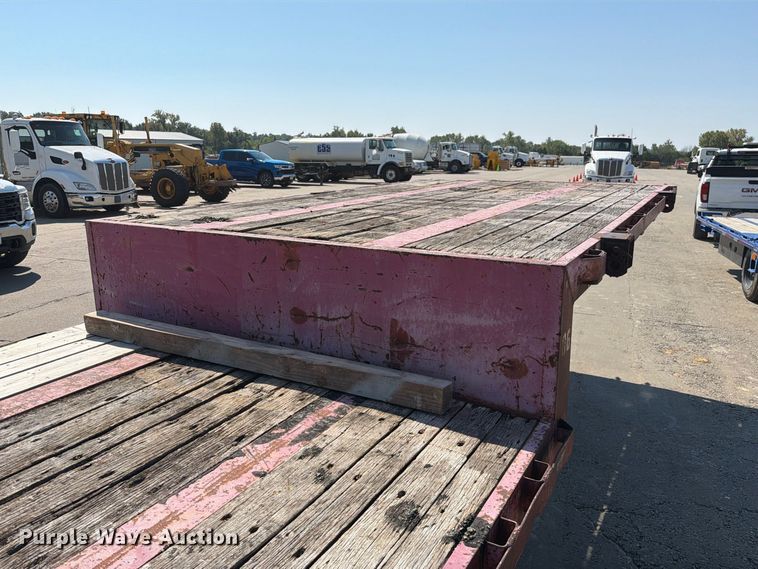 image for item DZ4697 2015 Wabash drop deck equipment trailer
