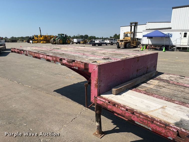 image for item DZ4697 2015 Wabash drop deck equipment trailer