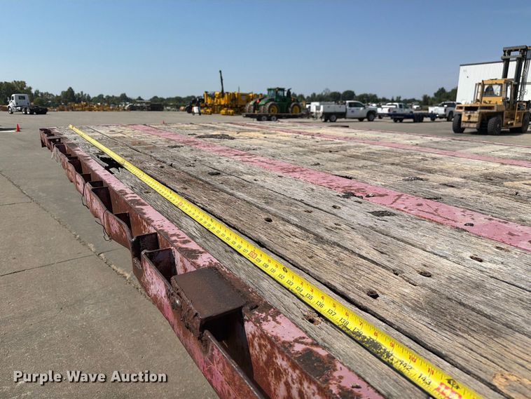 image for item DZ4697 2015 Wabash drop deck equipment trailer