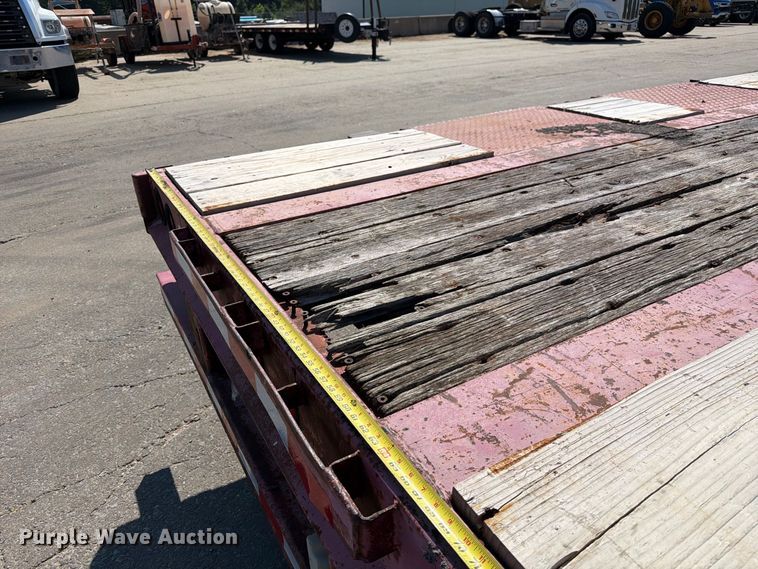 image for item DZ4697 2015 Wabash drop deck equipment trailer