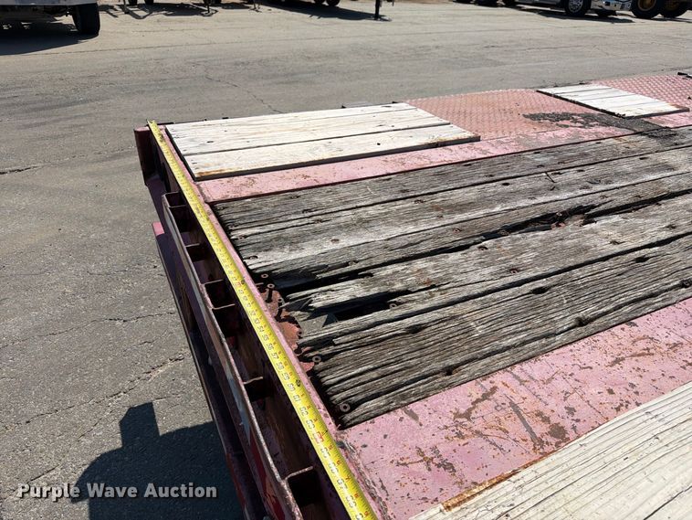 image for item DZ4697 2015 Wabash drop deck equipment trailer