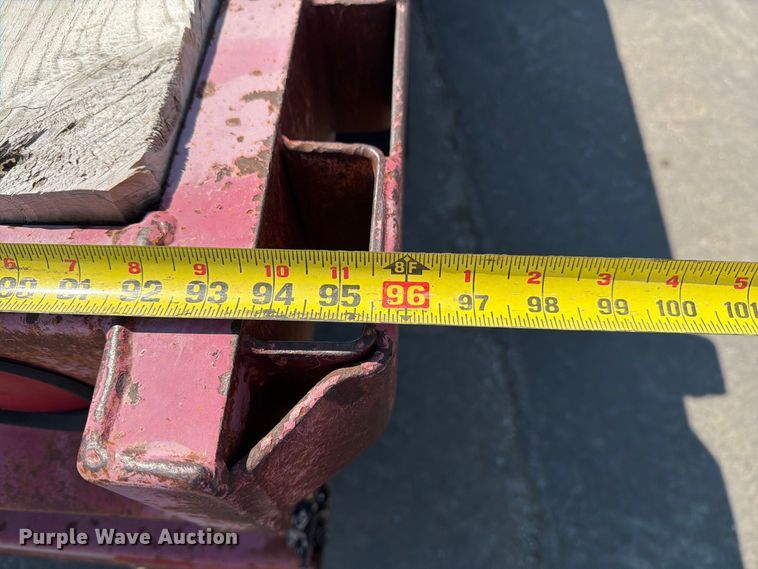 image for item DZ4697 2015 Wabash drop deck equipment trailer