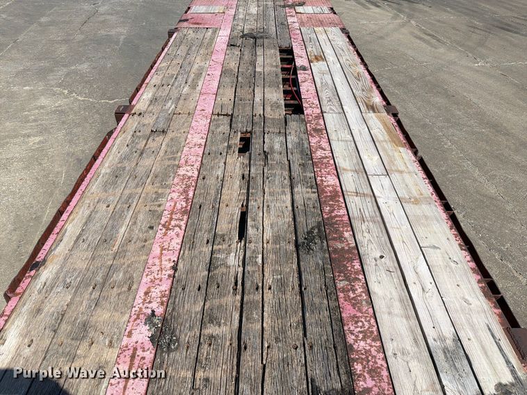 image for item DZ4697 2015 Wabash drop deck equipment trailer