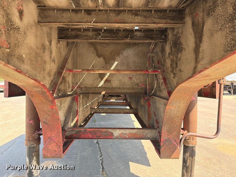 image for item DZ4697 2015 Wabash drop deck equipment trailer