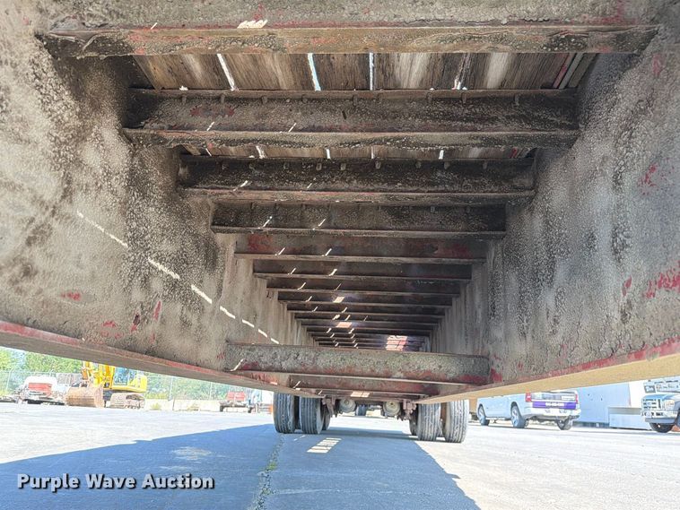 image for item DZ4697 2015 Wabash drop deck equipment trailer