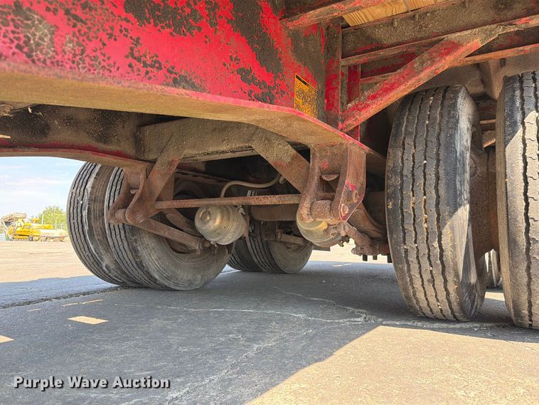image for item DZ4697 2015 Wabash drop deck equipment trailer