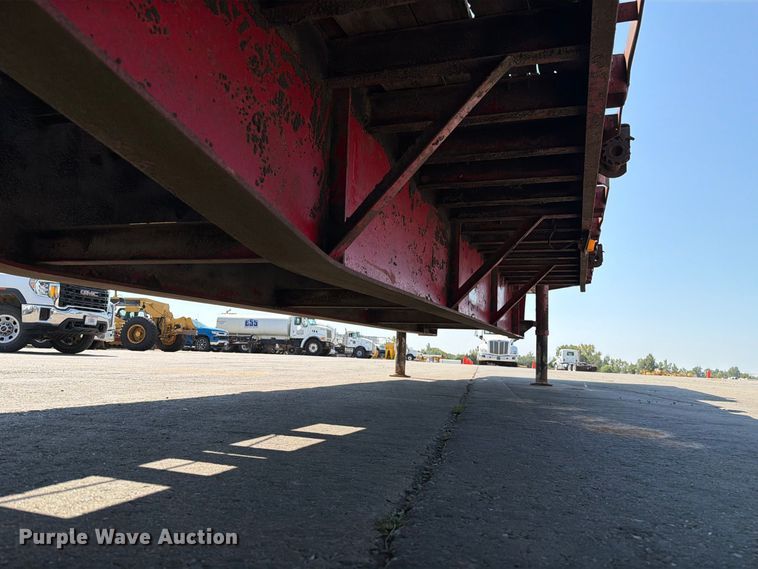 image for item DZ4697 2015 Wabash drop deck equipment trailer