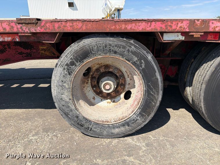 image for item DZ4697 2015 Wabash drop deck equipment trailer