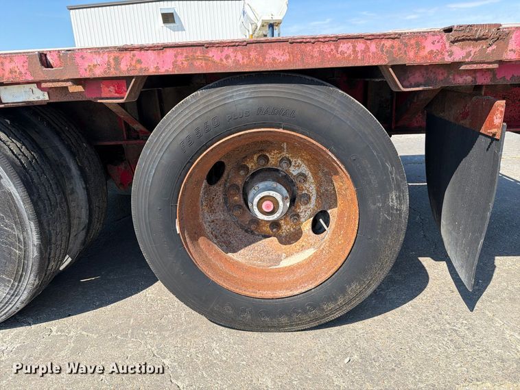 image for item DZ4697 2015 Wabash drop deck equipment trailer