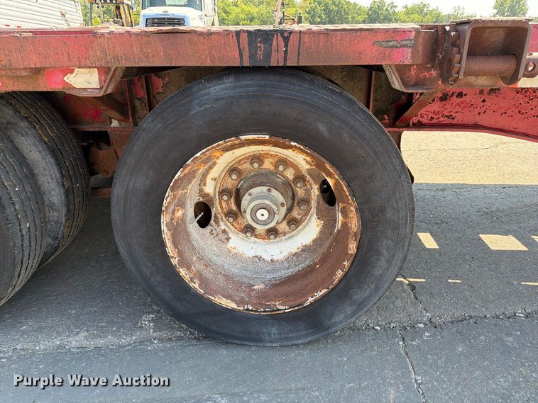 image for item DZ4697 2015 Wabash drop deck equipment trailer