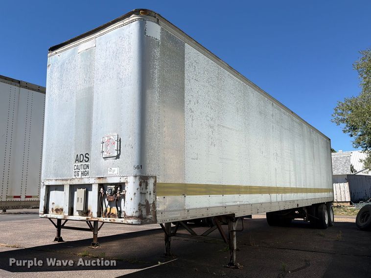 image for item ED0193 1979 Fruehauf FBxF2 45 LS dry van trailer