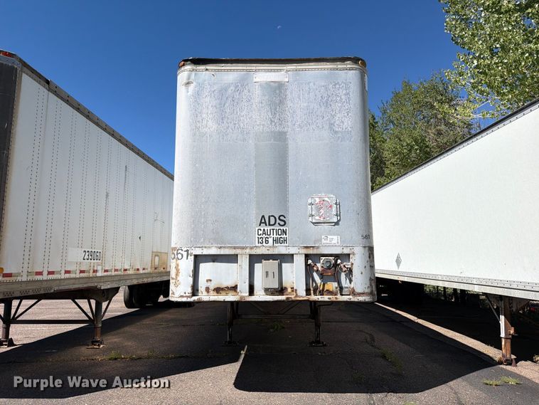 image for item ED0193 1979 Fruehauf FBxF2 45 LS dry van trailer