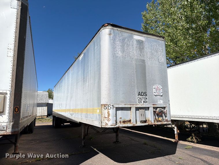 image for item ED0193 1979 Fruehauf FBxF2 45 LS dry van trailer