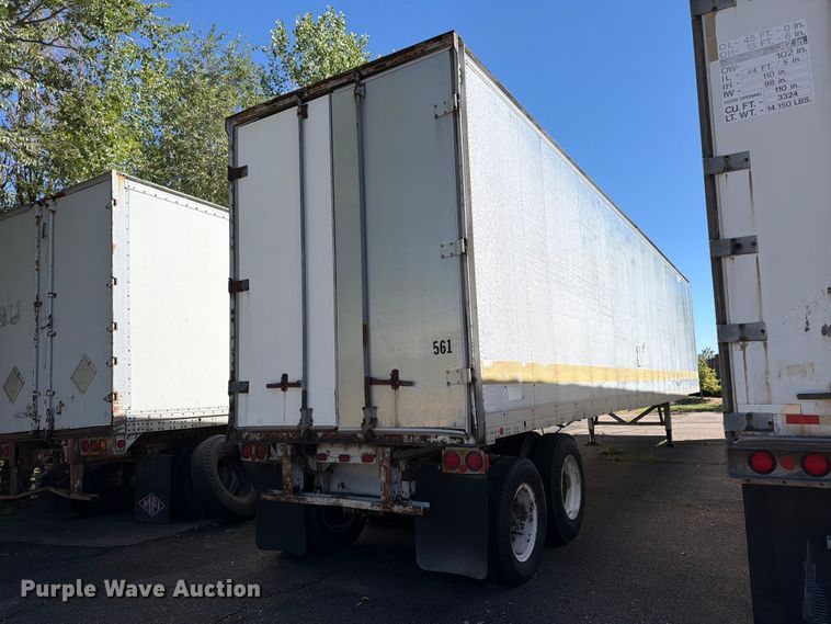 image for item ED0193 1979 Fruehauf FBxF2 45 LS dry van trailer