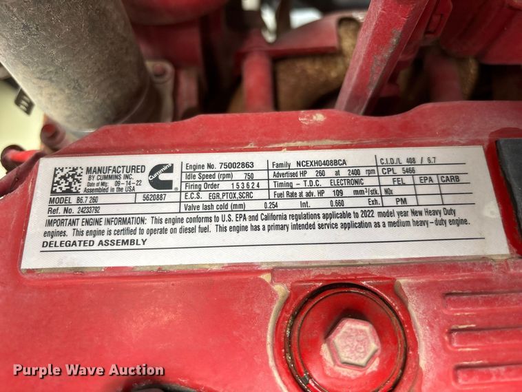image for item EL2623 2023 Mack MD utility / service truck
