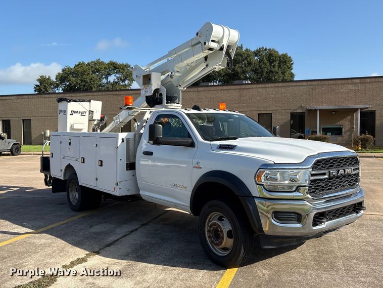 image for item EU0866 2019 RAM 5500 bucket truck