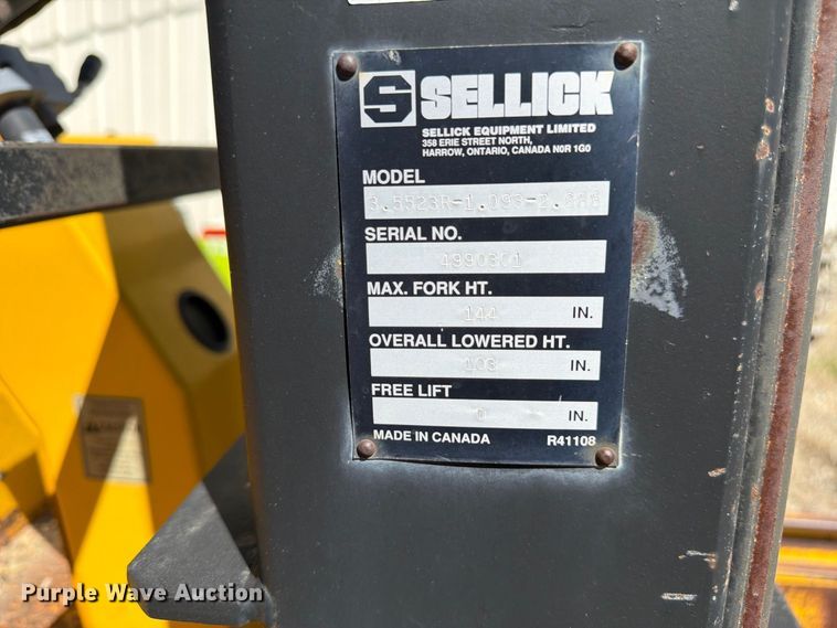 image for item EW2243 Sellick TMF-55 forklift