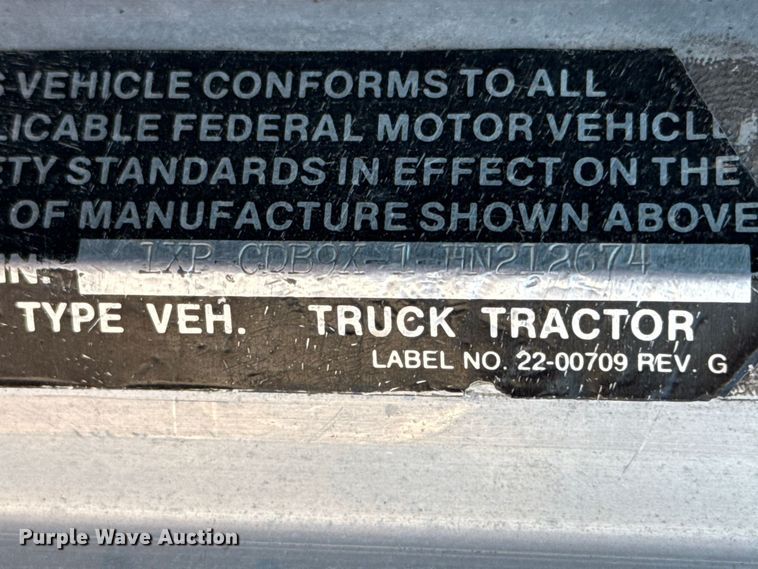 image for item EW4265 1987 Peterbilt 567 semi truck