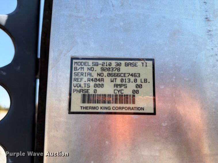 image for item EW8777 Thermoking SB-210 30 reefer unit