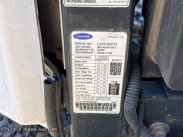 image for item EW8778 Carrier X2 2500A reefer unit