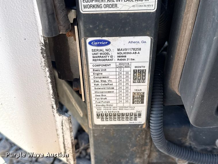 image for item EW8806 Carrier X2 2500A reefer unit