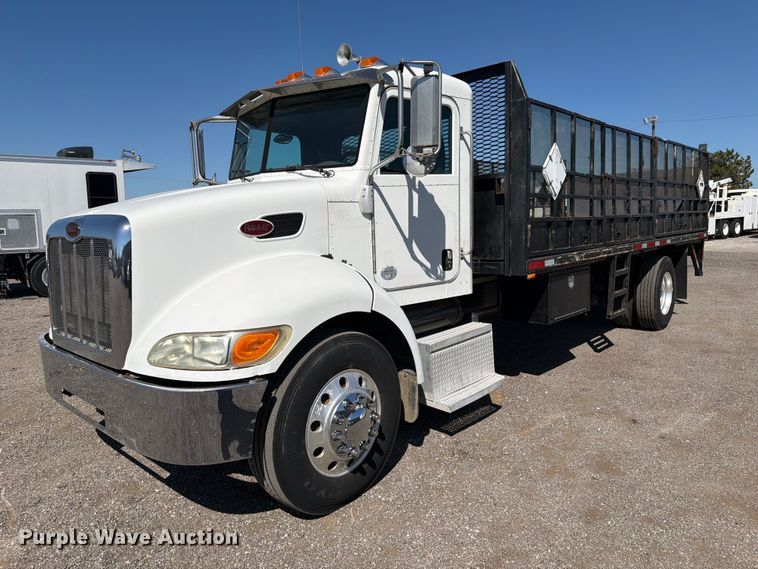 image for item FB5125 2011 Peterbilt 337 flatbed truck