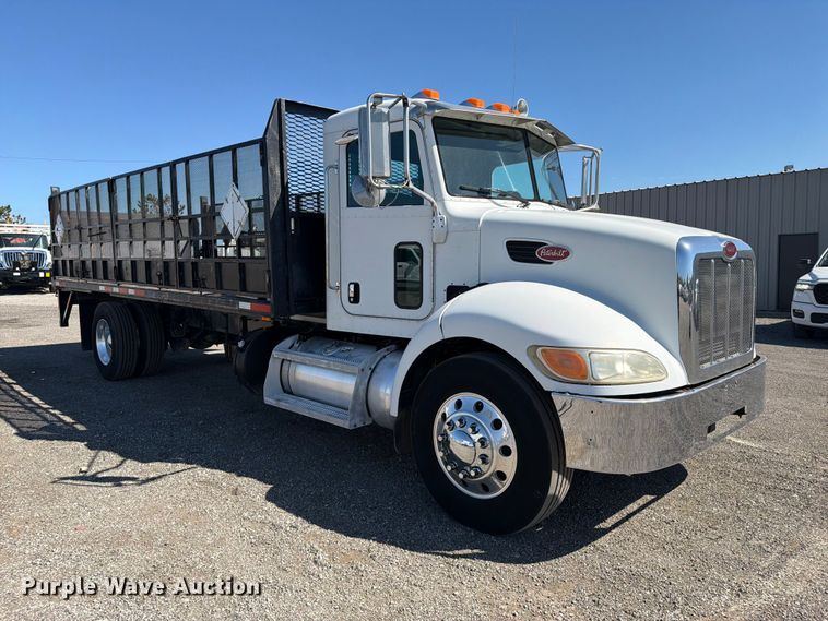 image for item FB5125 2011 Peterbilt 337 flatbed truck