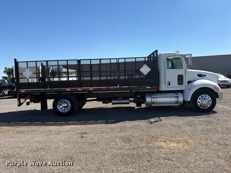 image for item FB5125 2011 Peterbilt 337 flatbed truck